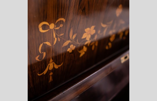 Used Hugo Thieme Mahogany Upright Piano Sold As Seen Bargain - Image 13